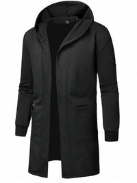 Open Front Hooded Coat Men Jackets & Coats Luxurious Weddings