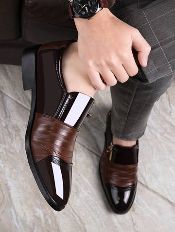 Men's Leather Shoes, Big Size Casual/business/formal Shoes Dress Shoes Luxurious Weddings