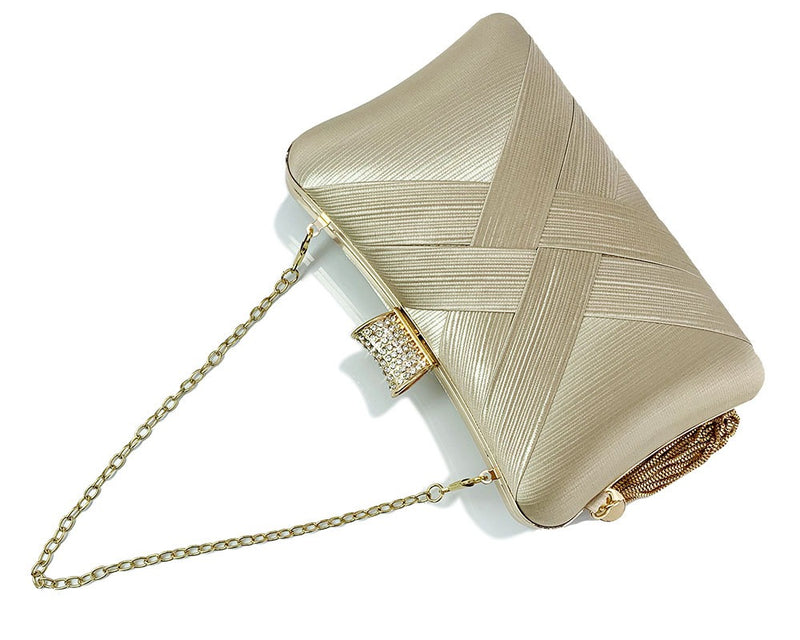 Tassel metal woven diamond Evening Bag Handbags Luxurious Weddings