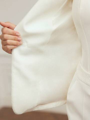 Woven woman's shawl collar lace Blazer Women Blazers Luxurious Weddings