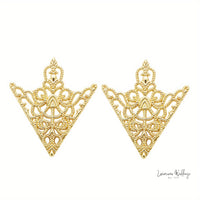 Vintage Collar Buckle Pin - Royal Alloy Design Suit Accessories Luxurious Weddings