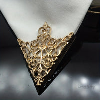 Vintage Collar Buckle Pin - Royal Alloy Design Suit Accessories Luxurious Weddings