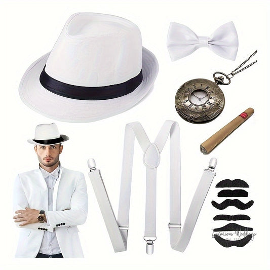 1920s Gatsby Men's Costume Set Costume Set Luxurious Weddings