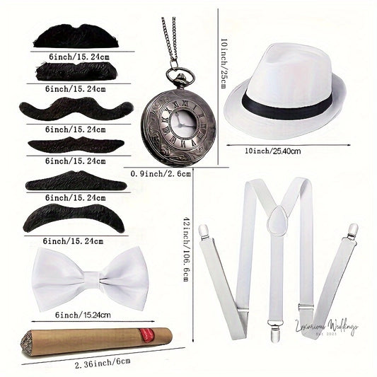 1920s Gatsby Men's Costume Set Costume Set Luxurious Weddings