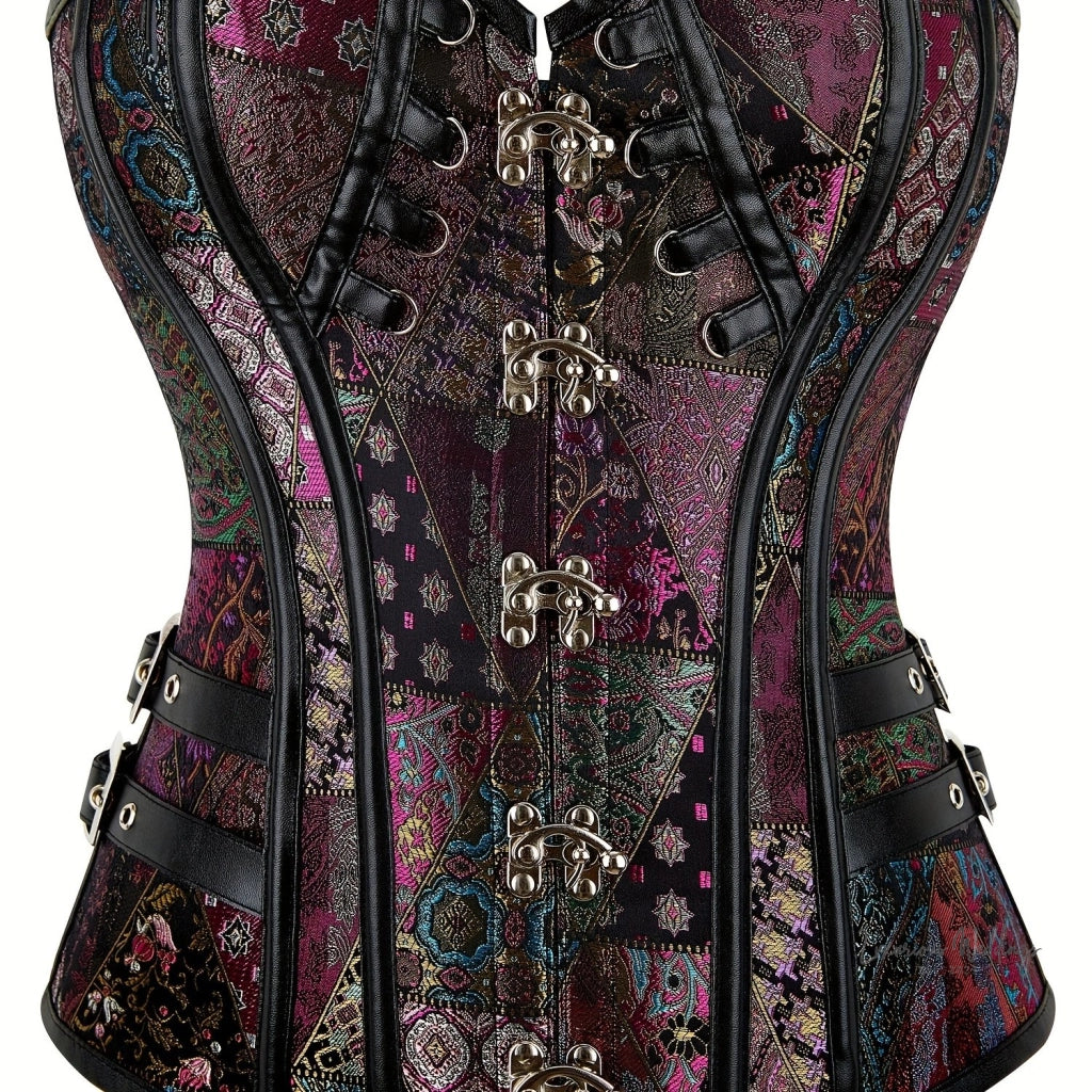 Vintage Gothic Corset Bustier - Lace Up Steampunk Body Shaper for Women Corset Luxurious Weddings