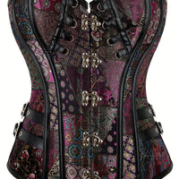 Vintage Gothic Corset Bustier - Lace Up Steampunk Body Shaper for Women Corset Luxurious Weddings