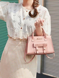 Boston Bag With Shoulder/ Crossbody/ Handheld Straps Women Top Handle Bags Luxurious Weddings