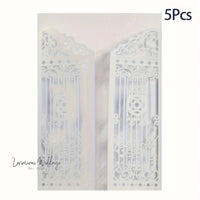Luxury 3-D Paper Invitations - Wedding, Shower, Birthday, Thank You Cards Invitations Luxurious Weddings
