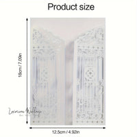 Luxury 3-D Paper Invitations - Wedding, Shower, Birthday, Thank You Cards Invitations Luxurious Weddings