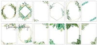 Custom Acrylic Wedding Invitation Set - Mirror Gold, Silver, Rose Gold - 10pcs Invitations Luxurious Weddings