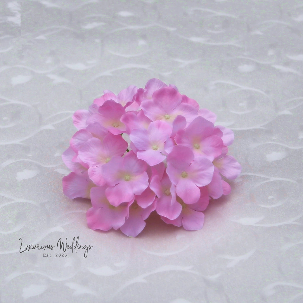 Artificial Hydrangea Flower Heads - Wedding & Home Décor 10Pcs Hydrangea Luxurious Weddings