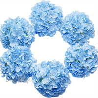 Artificial Hydrangea Flower Heads - Wedding & Home Décor 10Pcs Hydrangea Luxurious Weddings