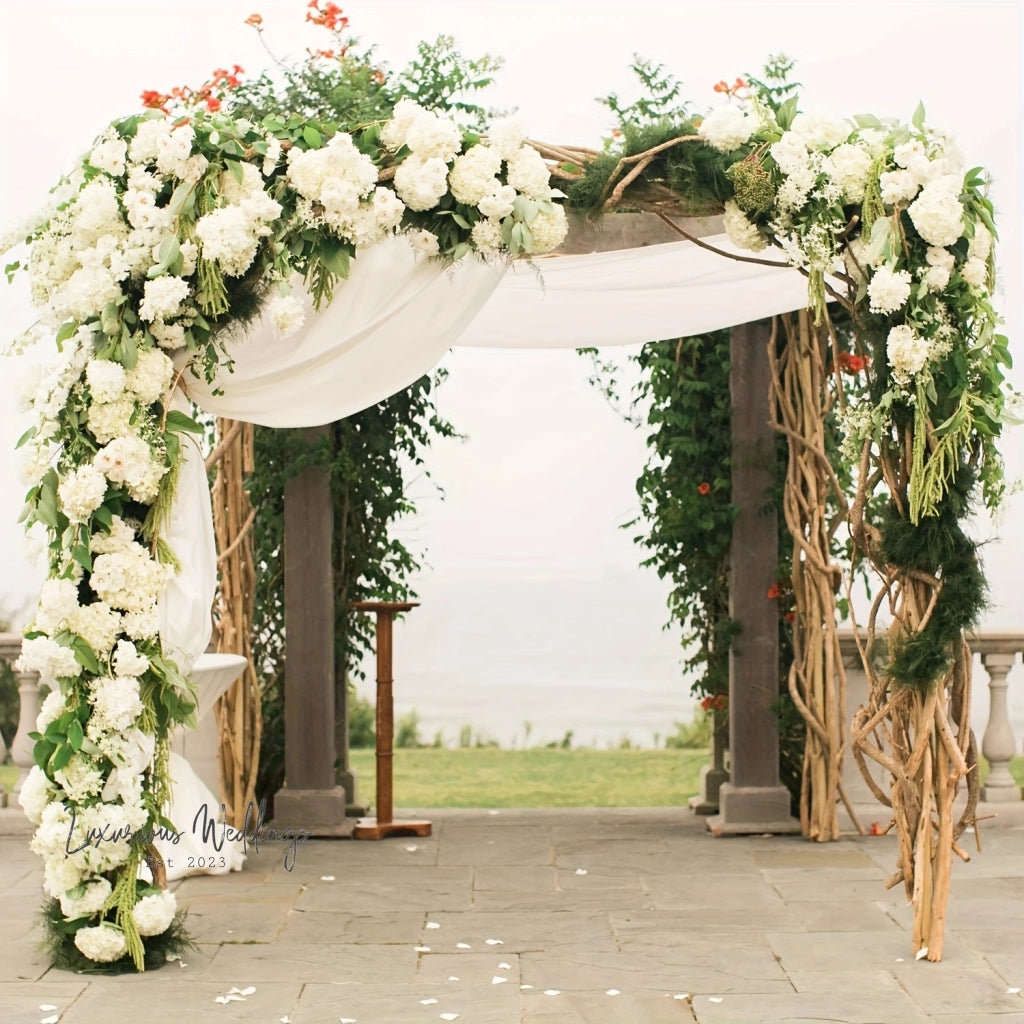 Artificial Hydrangea Flower Heads - Wedding & Home Décor 10Pcs Hydrangea Luxurious Weddings