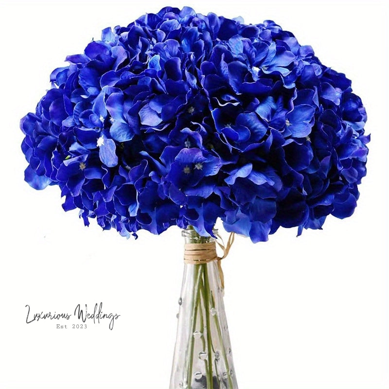 Artificial Hydrangea Flower Heads - Wedding & Home Décor 10Pcs Hydrangea Luxurious Weddings