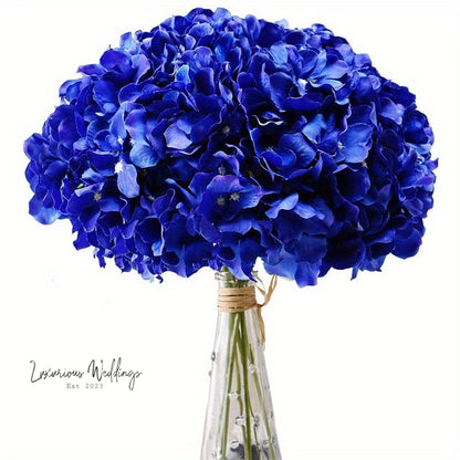 Artificial Hydrangea Flower Heads - Wedding & Home Décor 10Pcs Hydrangea Luxurious Weddings