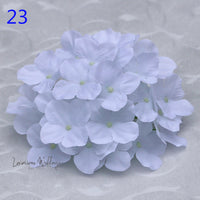 Artificial Hydrangea Flower Heads - Wedding & Home Décor 10Pcs Hydrangea Luxurious Weddings