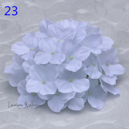 Artificial Hydrangea Flower Heads - Wedding & Home Décor 10Pcs Hydrangea Luxurious Weddings