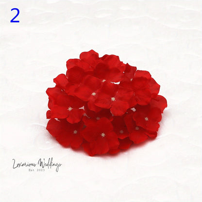 Artificial Hydrangea Flower Heads - Wedding & Home Décor 10Pcs Hydrangea Luxurious Weddings