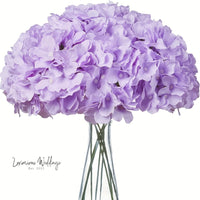 Artificial Hydrangea Flower Heads - Wedding & Home Décor 10Pcs Hydrangea Luxurious Weddings