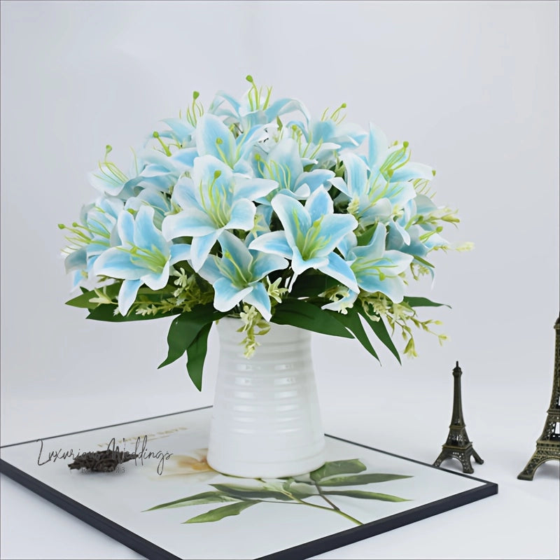 Real Touch Tiger Lily Bouquet - Perfect for Weddings Real Touch Tiger Lillies Luxurious Weddings