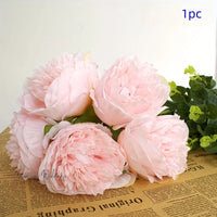 5 Artificial Peonies 1 bunch 5 heads Artificial Peonies Luxurious Weddings