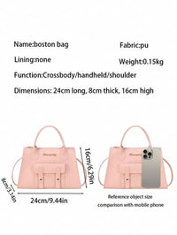 Boston Bag With Shoulder/ Crossbody/ Handheld Straps Women Top Handle Bags Luxurious Weddings