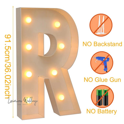 LED Light Frame Box for Events - 91.5CM Giant Size Lighting background Luxurious Weddings