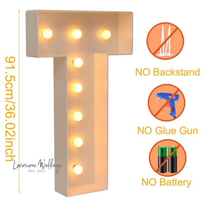 LED Light Frame Box for Events - 91.5CM Giant Size Lighting background Luxurious Weddings