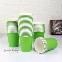 Plastic Party Cups 25pcs Green Party Cups - Perfect for Weddings, Parties, and Holidays! Plastic Disposable Cups Luxurious Weddings