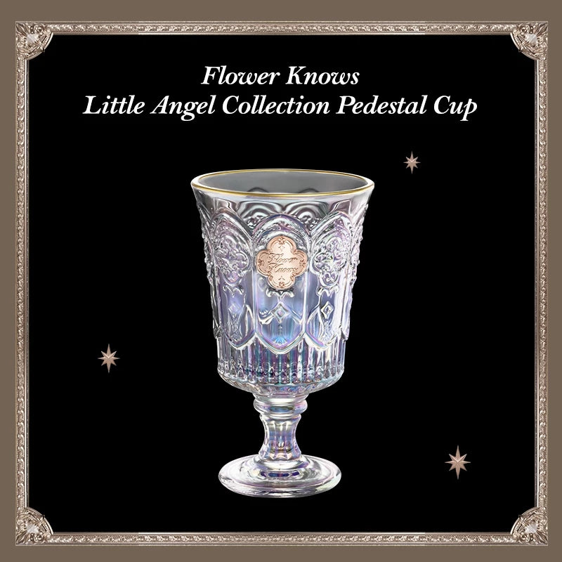 Flower Knows Swan Flower Knows Little Angel Glass Cups Makeup Organizer Luxurious Weddings