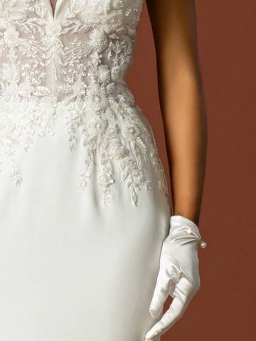 Beaded Embroidery Off Shoulder Train Wedding Dress Wedding Dresses Luxurious Weddings