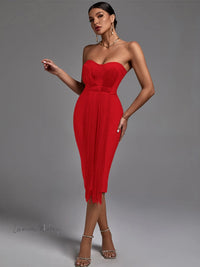 Tassel Bandage Dress | Luxurious Weddings Tassal Bandage Dress Luxurious Weddings