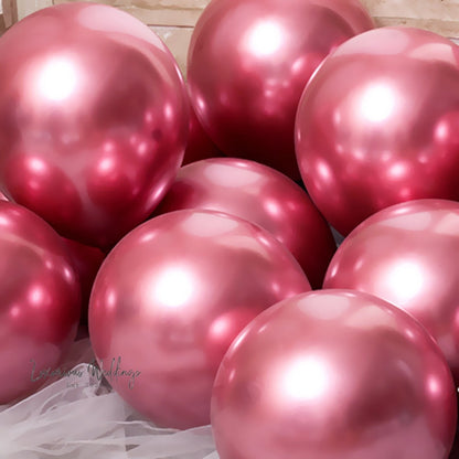 20pcs Chrome Metallic Party Balloons Latex Balloons Luxurious Weddings