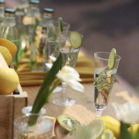 100pcs Premium Plastic Beverage Glass Set Glassware Luxurious Weddings