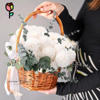Faux Chrysanthemum Ball Bouquet - By Luxurious Chrysanthemum's Luxurious Weddings