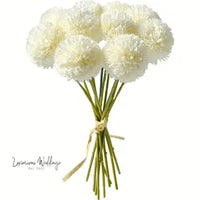 Faux Chrysanthemum Ball Bouquet - By Luxurious Chrysanthemum's Luxurious Weddings