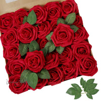 25/30Pcs Artificial Sapphire Blue Roses By Luxurious Artificial Flowers Luxurious Weddings