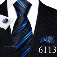 Barry·Wang Blue Green Teal Leaves Neck Tie Set By Luxurious Mens Ties Luxurious Weddings