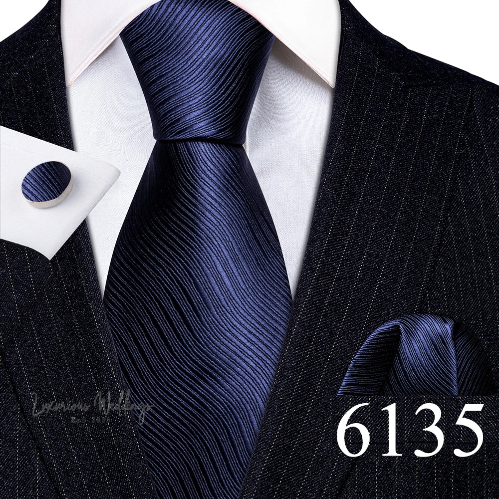 Barry·Wang Blue Green Teal Leaves Neck Tie Set By Luxurious Mens Ties Luxurious Weddings