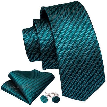 Olive Green Tie Set Necktie set Luxurious Weddings