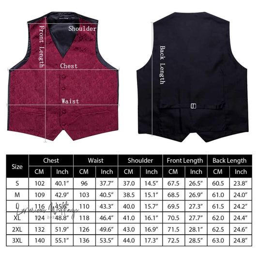 Lavender Silk Vest Set Waistcoat Set Luxurious Weddings