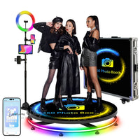 360 Photo Booth with RGB Light Luxurious Weddings