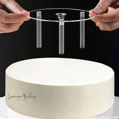 DIY Cake Stand Set with Dowel Rods Cake Stand Luxurious Weddings