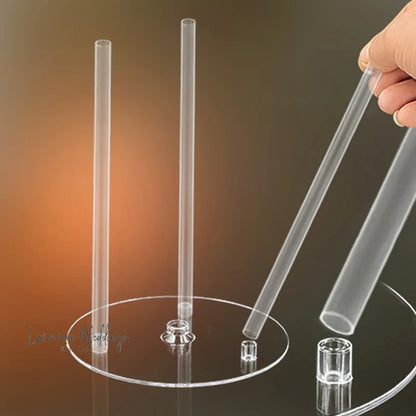 DIY Cake Stand Set with Dowel Rods Cake Stand Luxurious Weddings