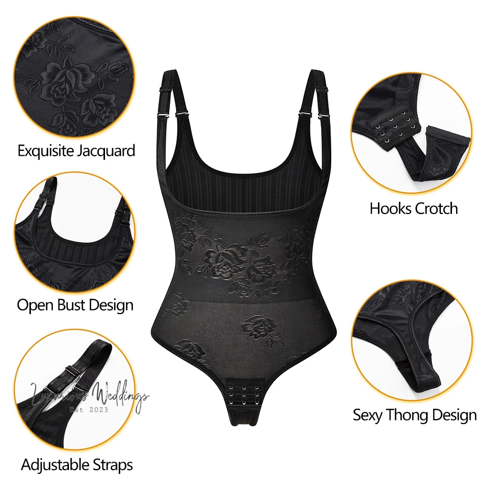 Seamless Tummy Control Bodysuit Waist Trainer Shapewear Luxurious Weddings