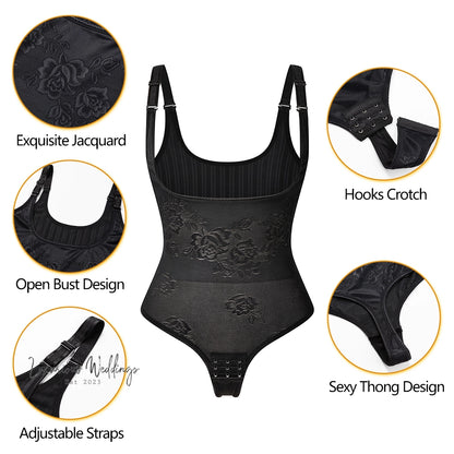Seamless Tummy Control Bodysuit Waist Trainer Shapewear Luxurious Weddings