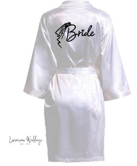 Team Bride Satin Robe Robe Sets Luxurious Weddings