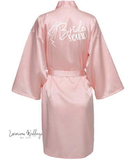 Team Bride Satin Robe Robe Sets Luxurious Weddings
