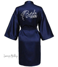 Team Bride Satin Robe Robe Sets Luxurious Weddings