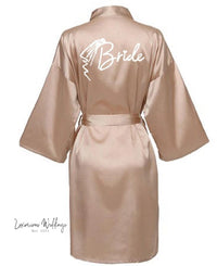 Team Bride Satin Robe Robe Sets Luxurious Weddings